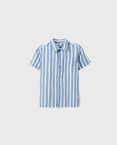 Camisa Bolsillo Rayas Azul Zippy